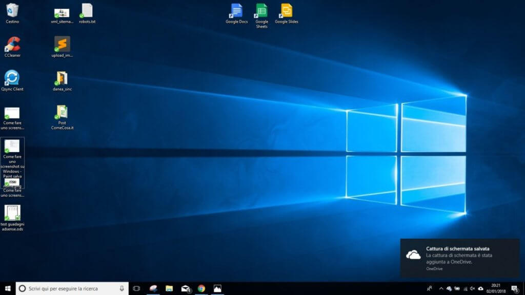 Come fare uno screenshot su Windows 10
