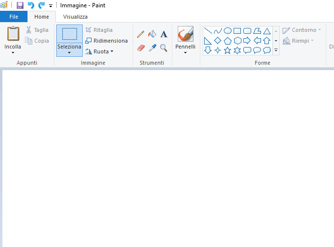 Come fare uno screenshot su Windows - Paint Incolla
