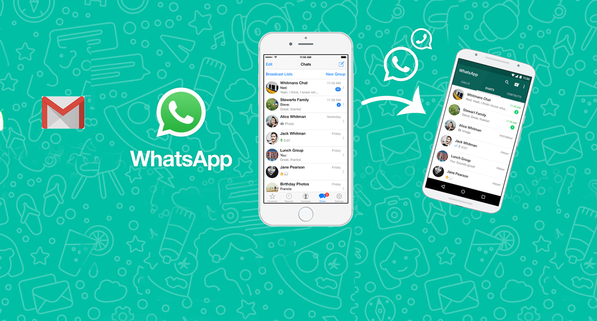 Come inviare una chat di WhatsApp tramite e-mail
